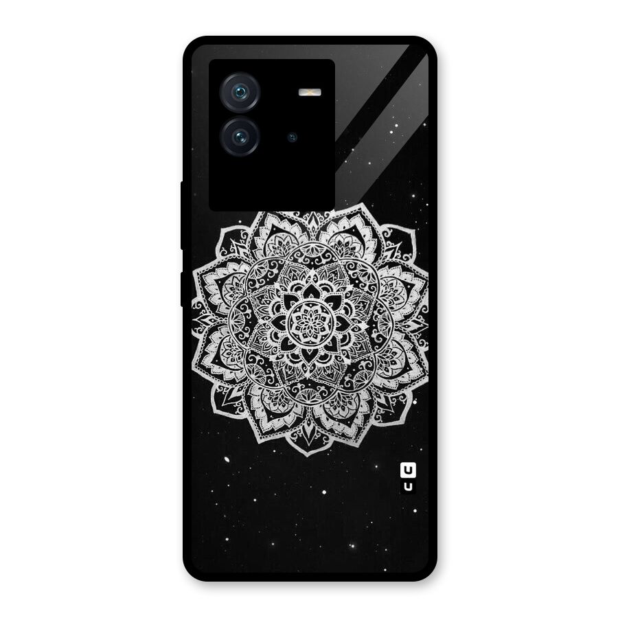 Beautiful Mandala Design Glass Back Case for Vivo iQOO Neo 6 5G