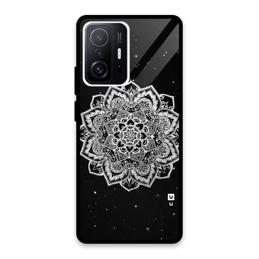 Beautiful Mandala Design Glass Back Case for Xiaomi 11T Pro