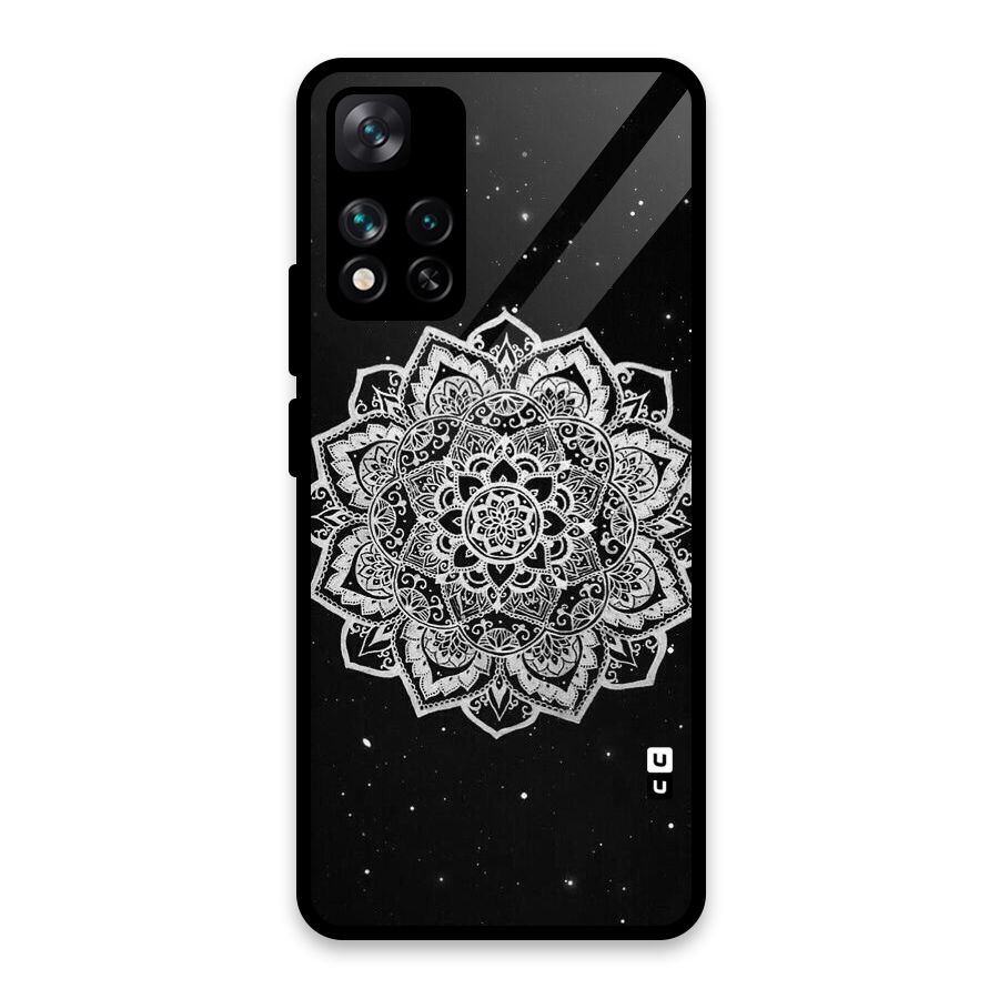 Beautiful Mandala Design Glass Back Case for Xiaomi 11i 5G