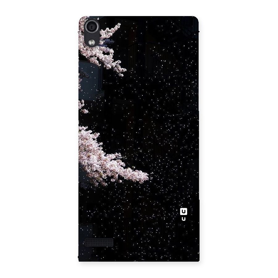 Beautiful Night Sky Flowers Back Case for Ascend P6