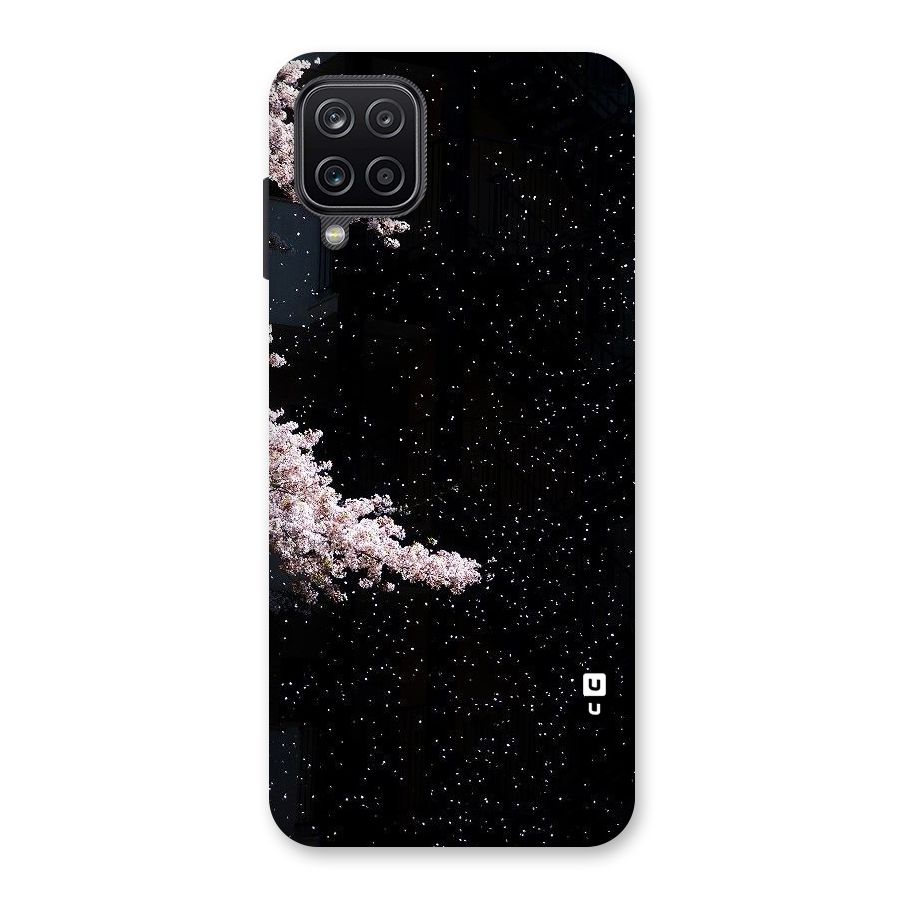 Beautiful Night Sky Flowers Back Case for Galaxy A12