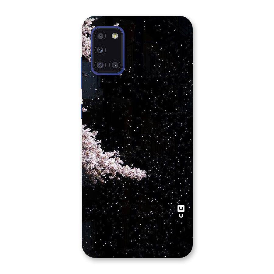 Beautiful Night Sky Flowers Back Case for Galaxy A31