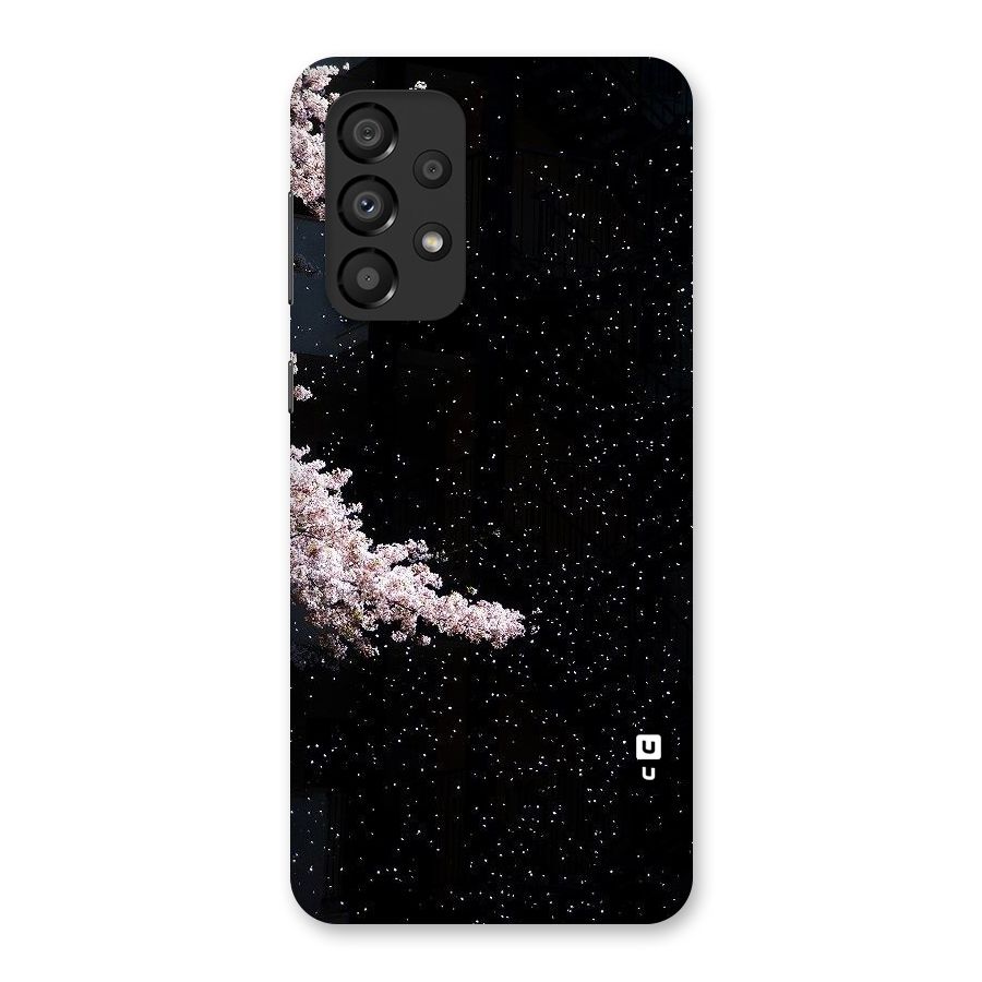 Beautiful Night Sky Flowers Back Case for Galaxy A33 5G