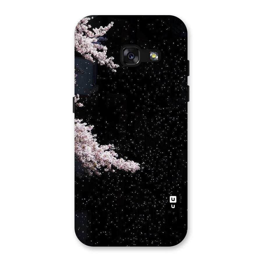 Beautiful Night Sky Flowers Back Case for Galaxy A3 (2017)