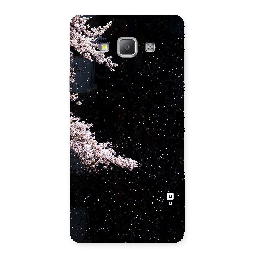 Beautiful Night Sky Flowers Back Case for Galaxy A7