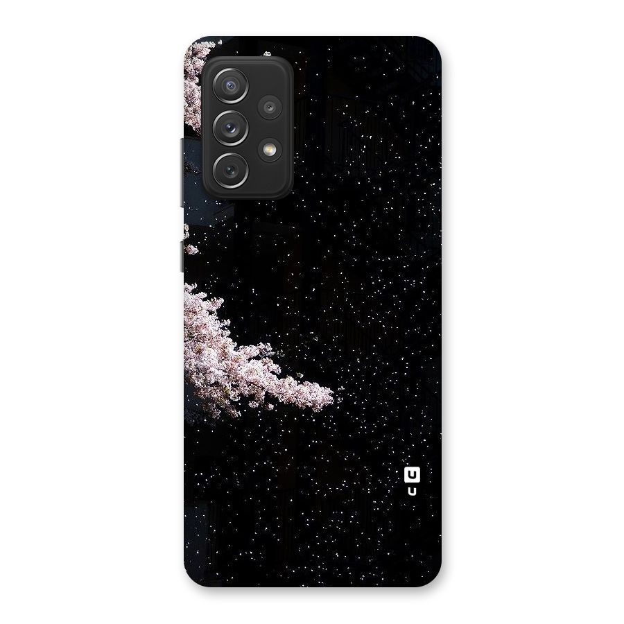 Beautiful Night Sky Flowers Back Case for Galaxy A72