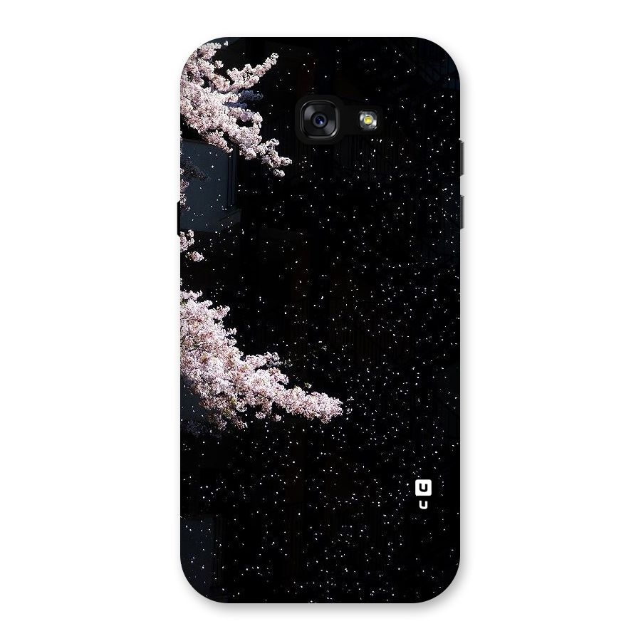 Beautiful Night Sky Flowers Back Case for Galaxy A7 (2017)