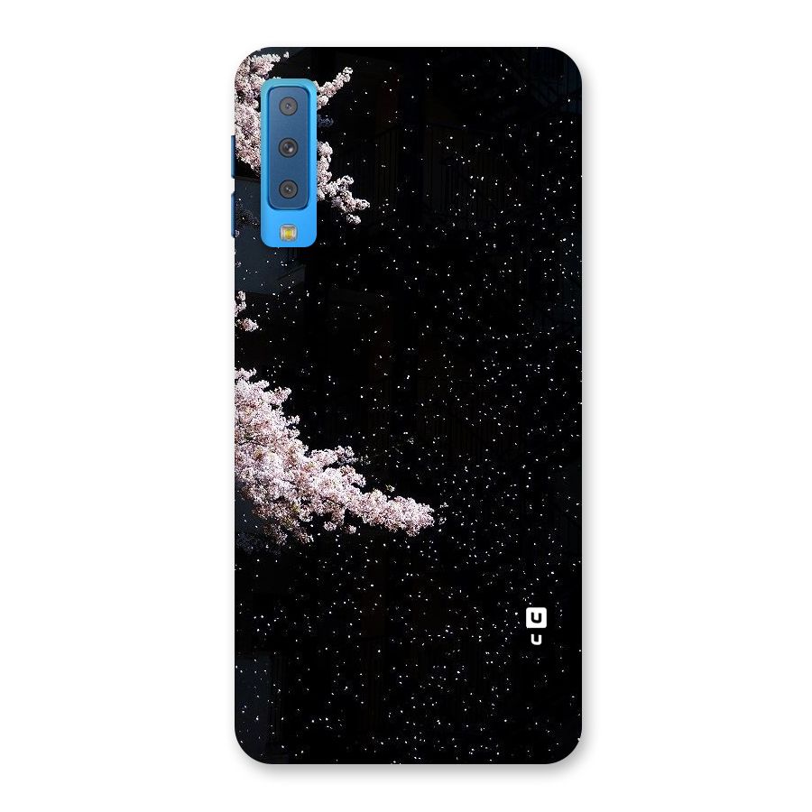 Beautiful Night Sky Flowers Back Case for Galaxy A7 (2018)