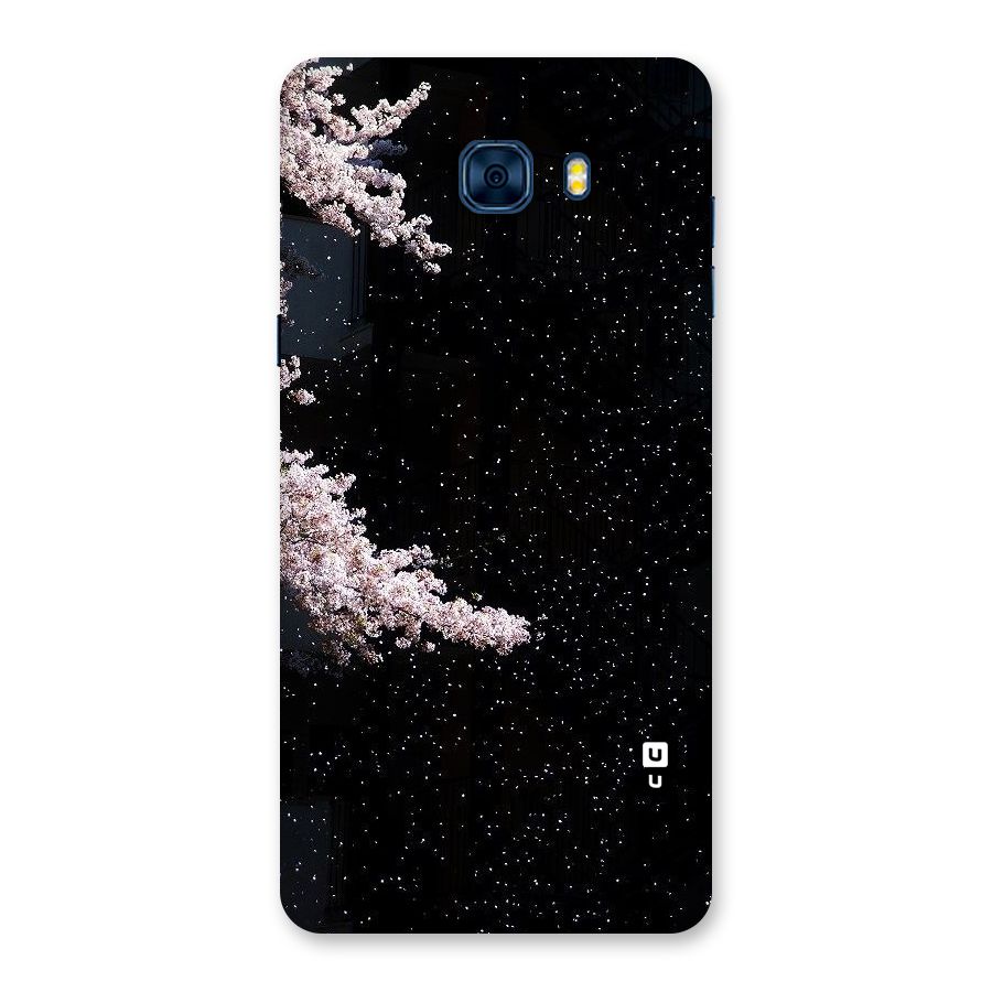 Beautiful Night Sky Flowers Back Case for Galaxy C7 Pro