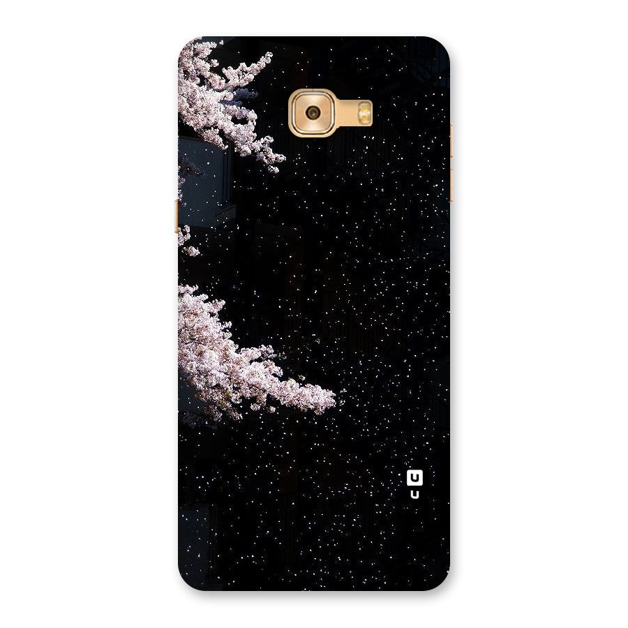 Beautiful Night Sky Flowers Back Case for Galaxy C9 Pro
