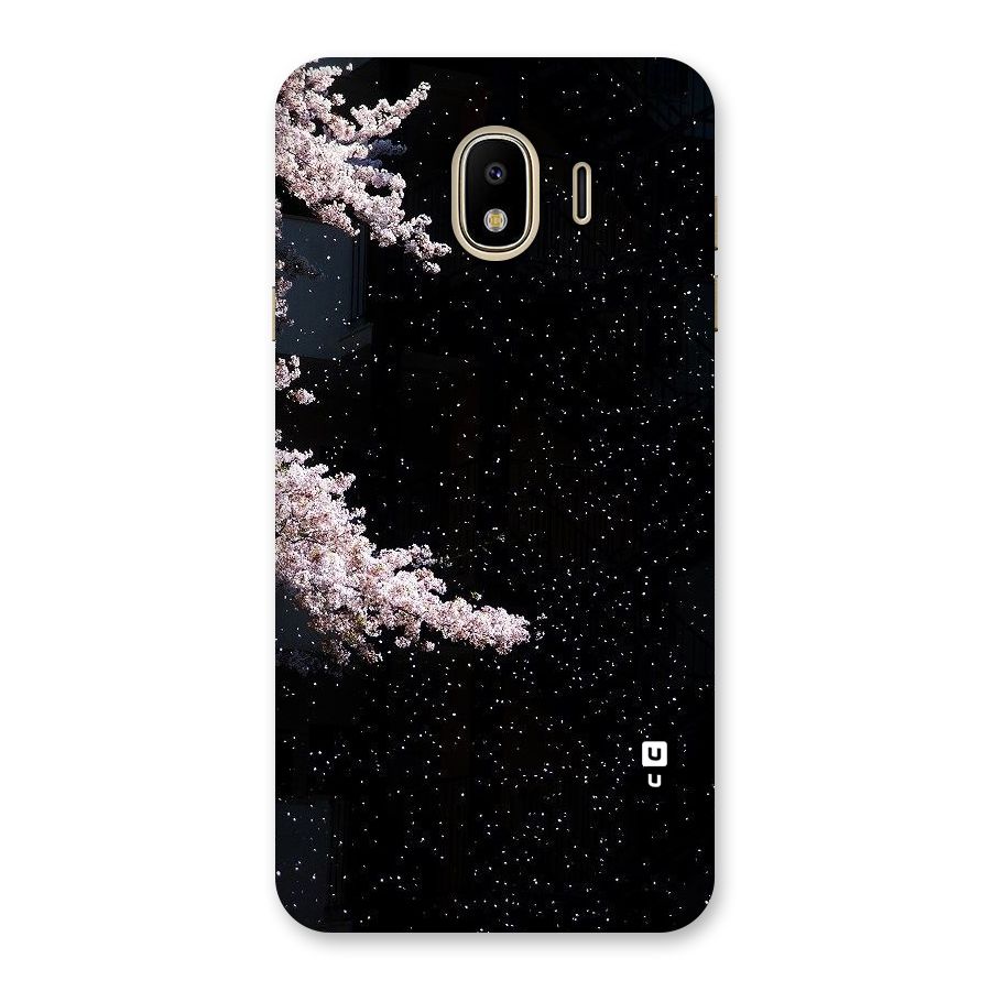 Beautiful Night Sky Flowers Back Case for Galaxy J4