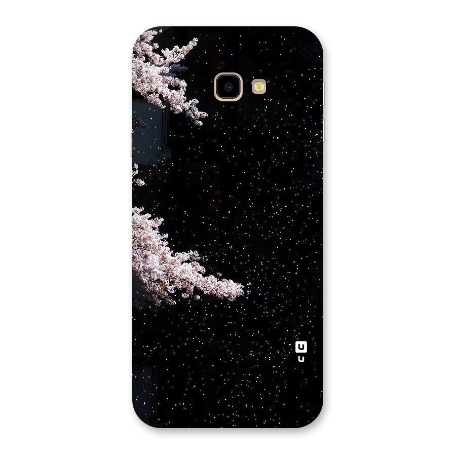 Beautiful Night Sky Flowers Back Case for Galaxy J4 Plus