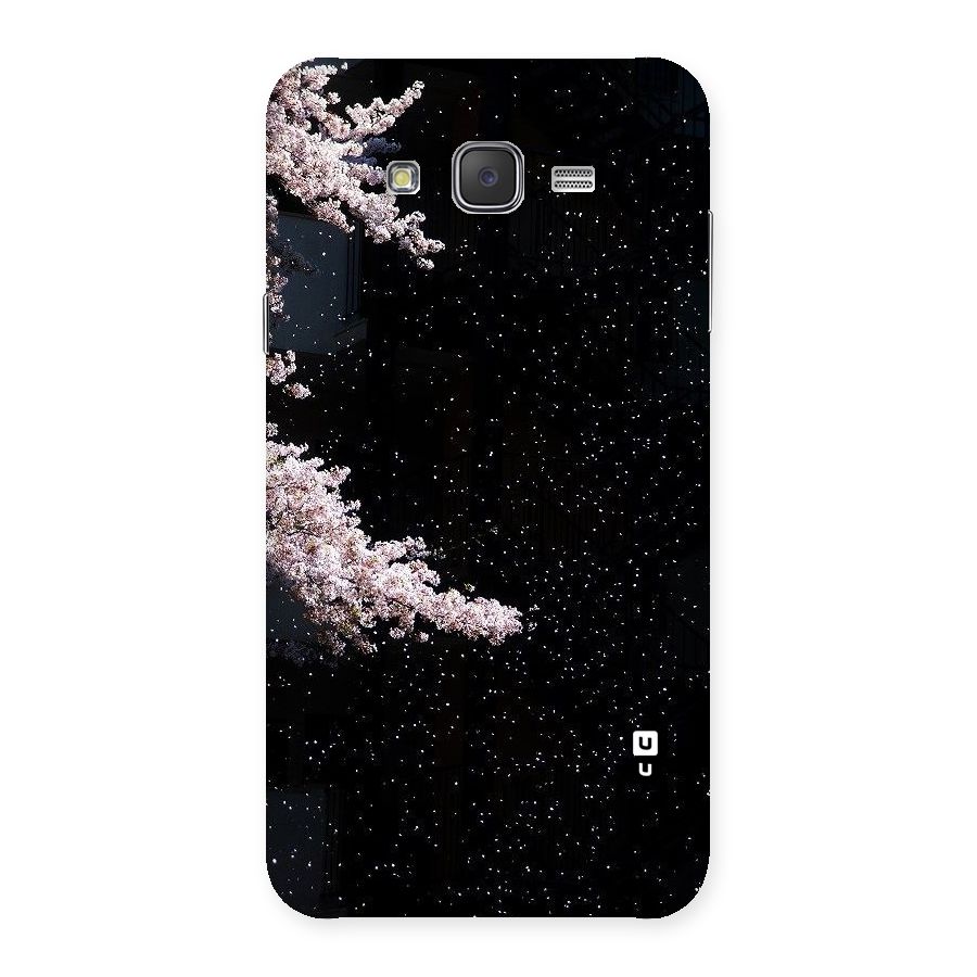 Beautiful Night Sky Flowers Back Case for Galaxy J7