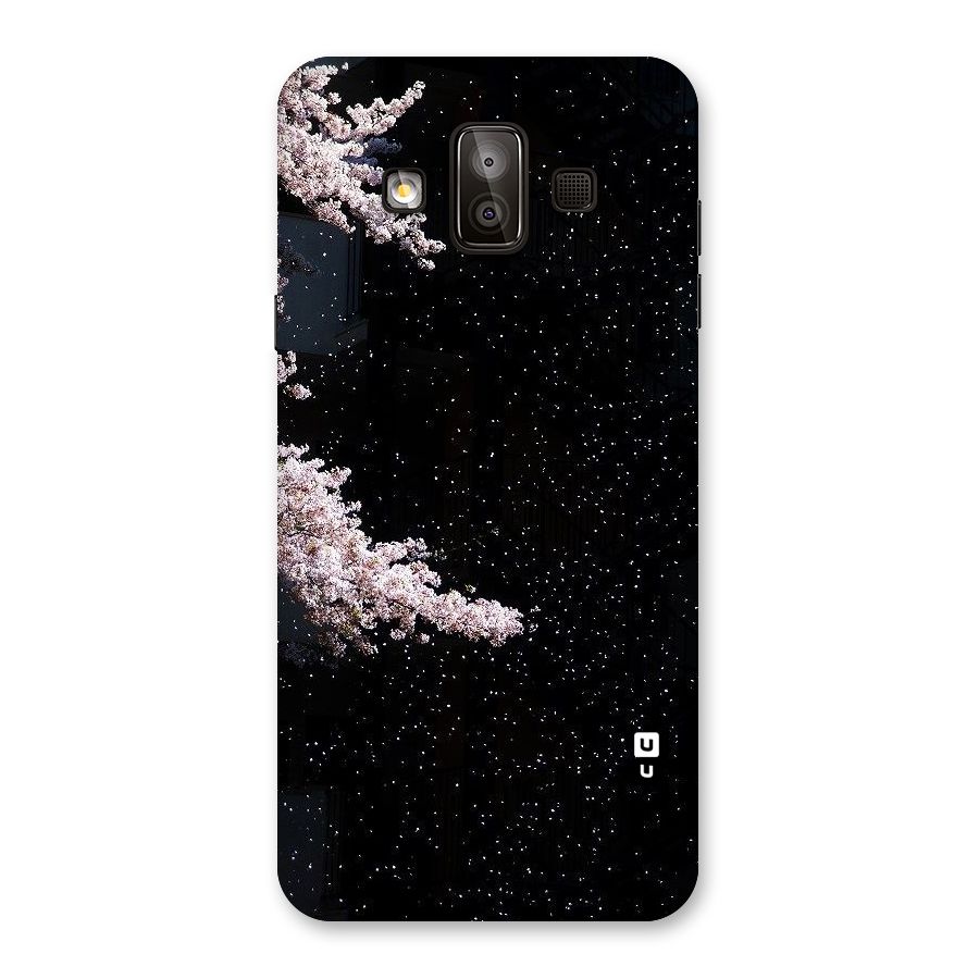 Beautiful Night Sky Flowers Back Case for Galaxy J7 Duo