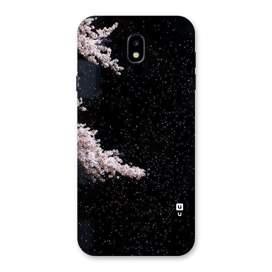 Beautiful Night Sky Flowers Back Case for Galaxy J7 Pro