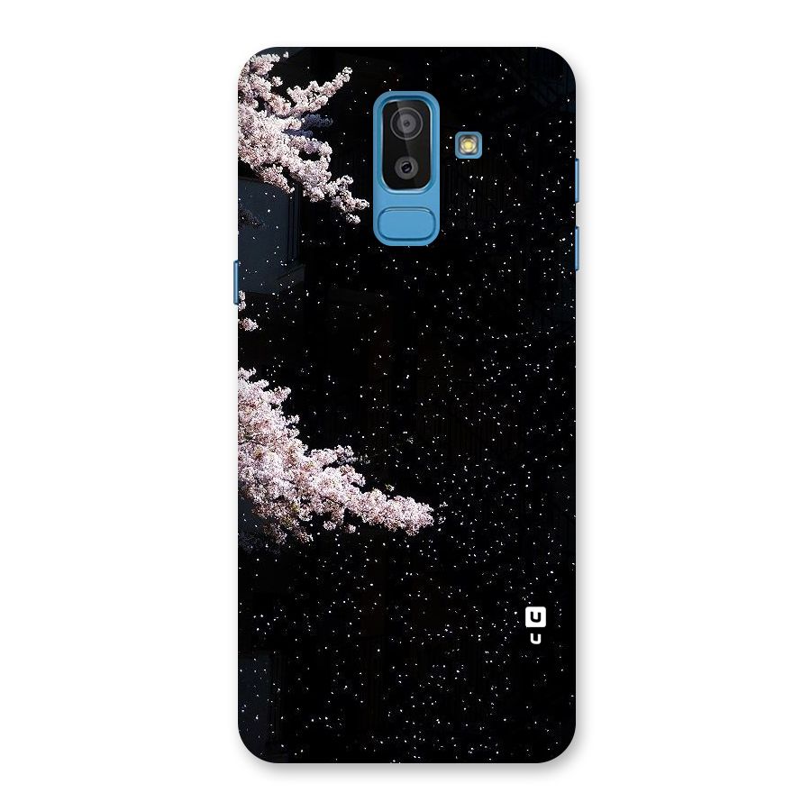 Beautiful Night Sky Flowers Back Case for Galaxy J8