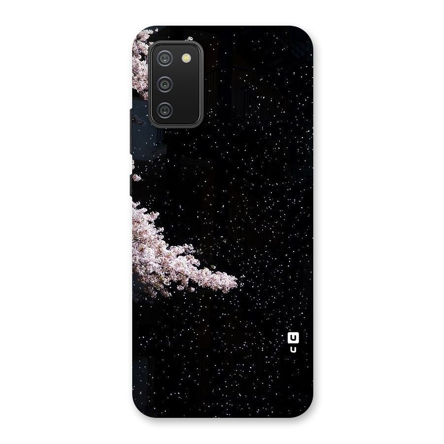 Beautiful Night Sky Flowers Back Case for Galaxy M02s