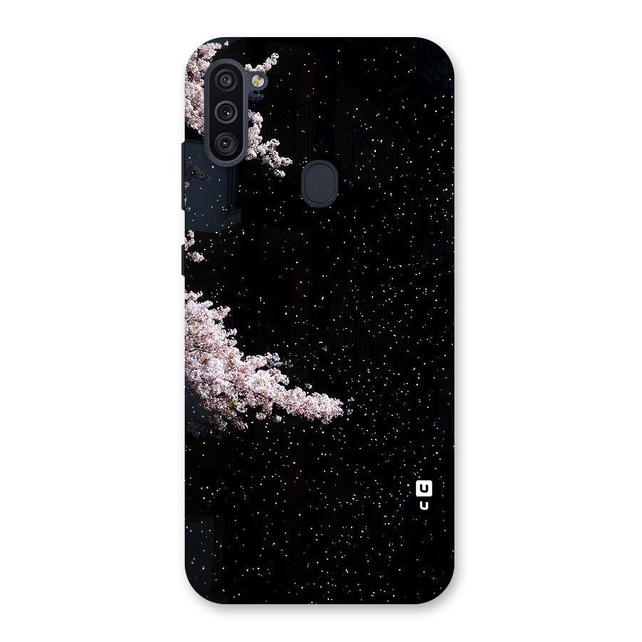 Beautiful Night Sky Flowers Back Case for Galaxy M11