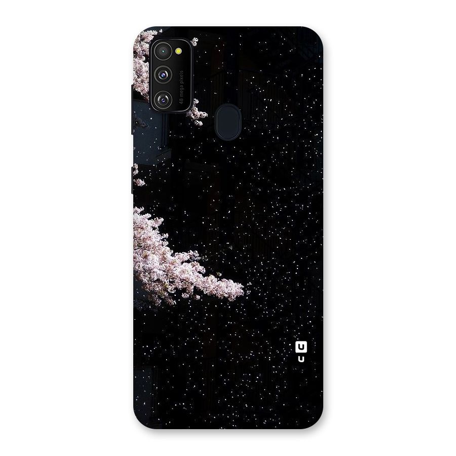 Beautiful Night Sky Flowers Back Case for Galaxy M30s