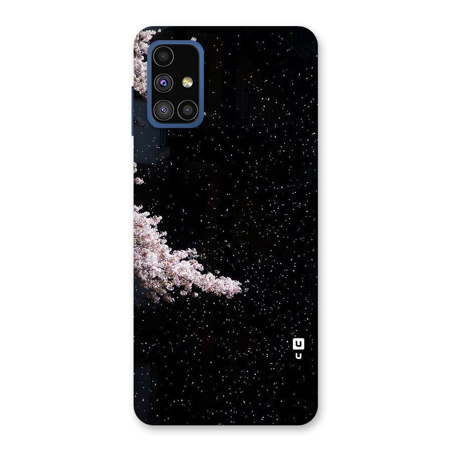 Beautiful Night Sky Flowers Back Case for Galaxy M51