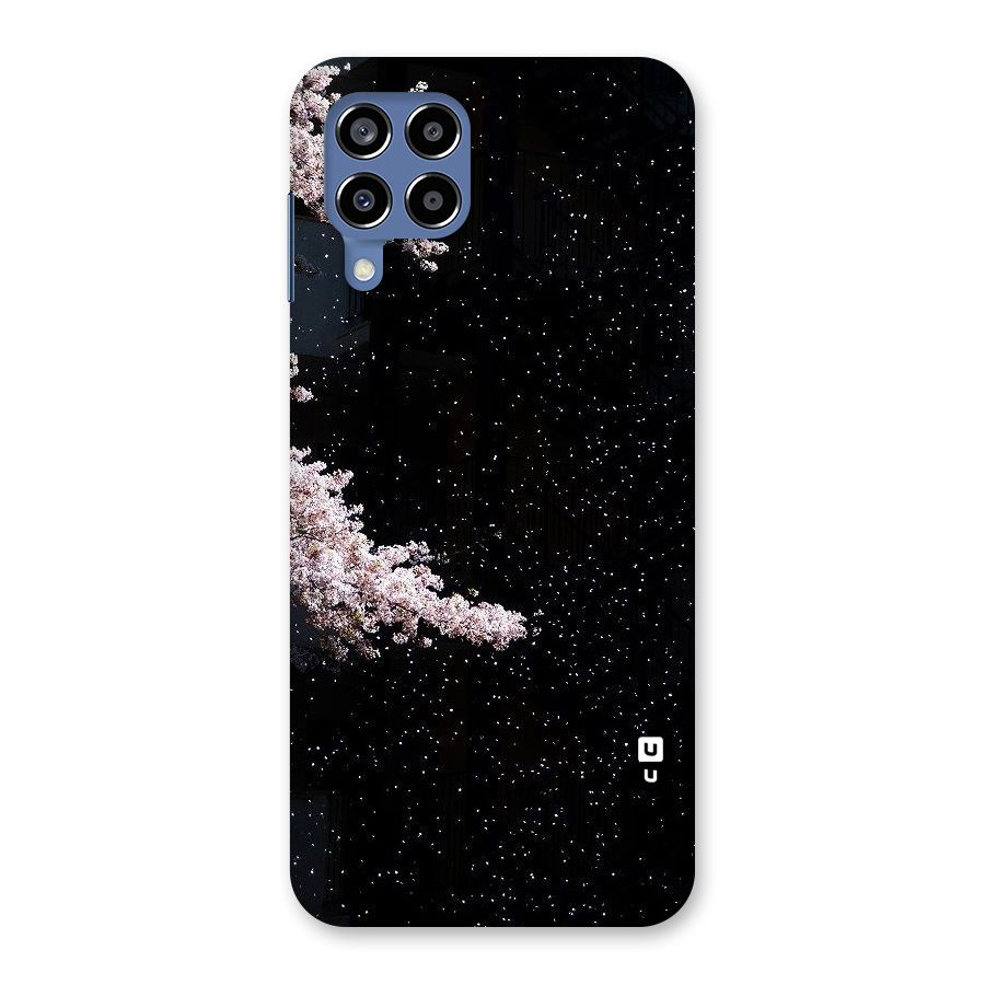 Beautiful Night Sky Flowers Back Case for Galaxy M53 5G