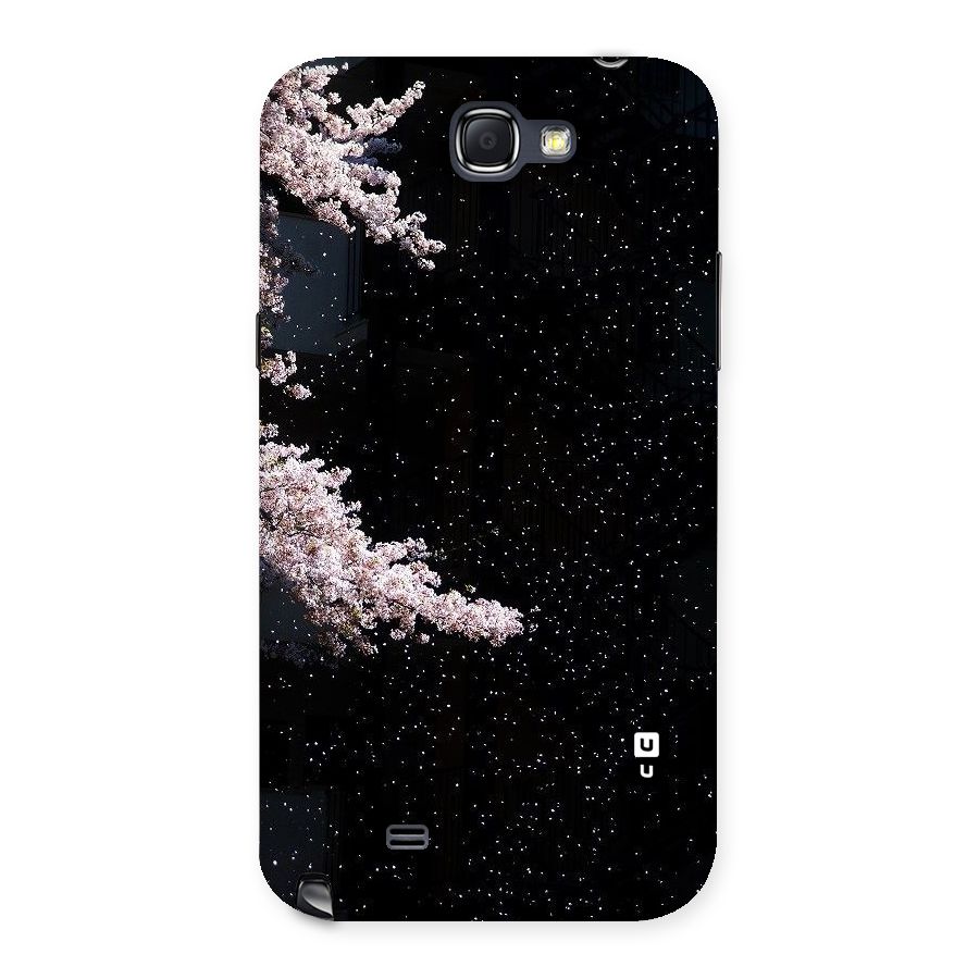 Beautiful Night Sky Flowers Back Case for Galaxy Note 2
