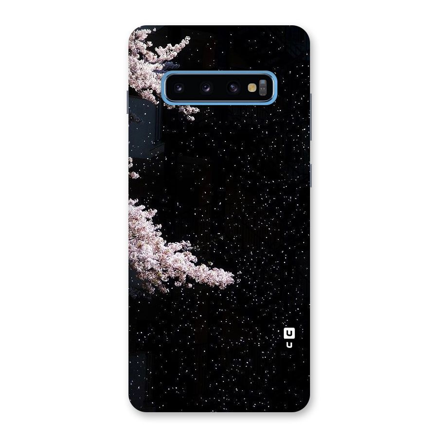 Beautiful Night Sky Flowers Back Case for Galaxy S10 Plus