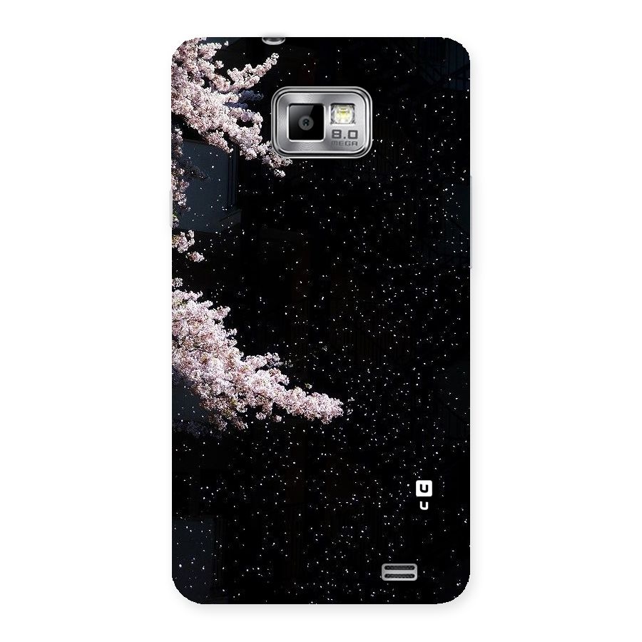 Beautiful Night Sky Flowers Back Case for Galaxy S2