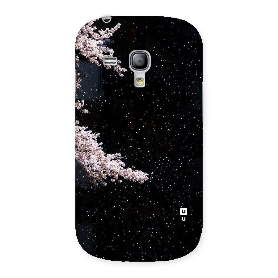 Beautiful Night Sky Flowers Back Case for Galaxy S3 Mini