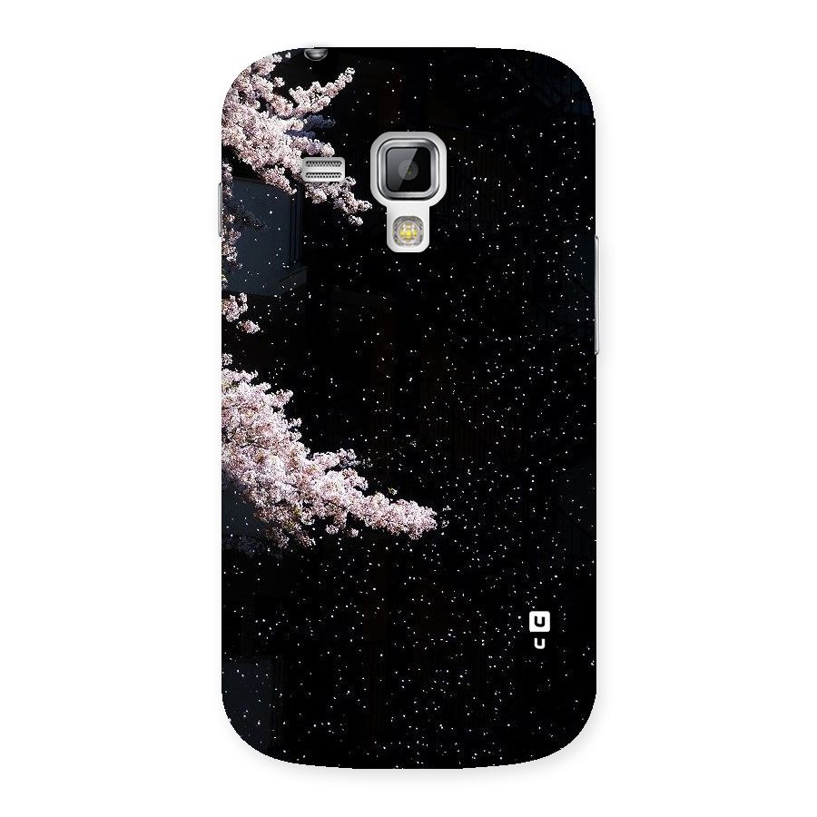 Beautiful Night Sky Flowers Back Case for Galaxy S Duos