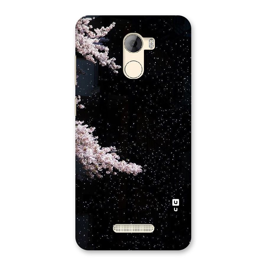 Beautiful Night Sky Flowers Back Case for Gionee A1 LIte