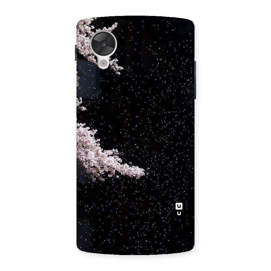 Beautiful Night Sky Flowers Back Case for Google Nexsus 5