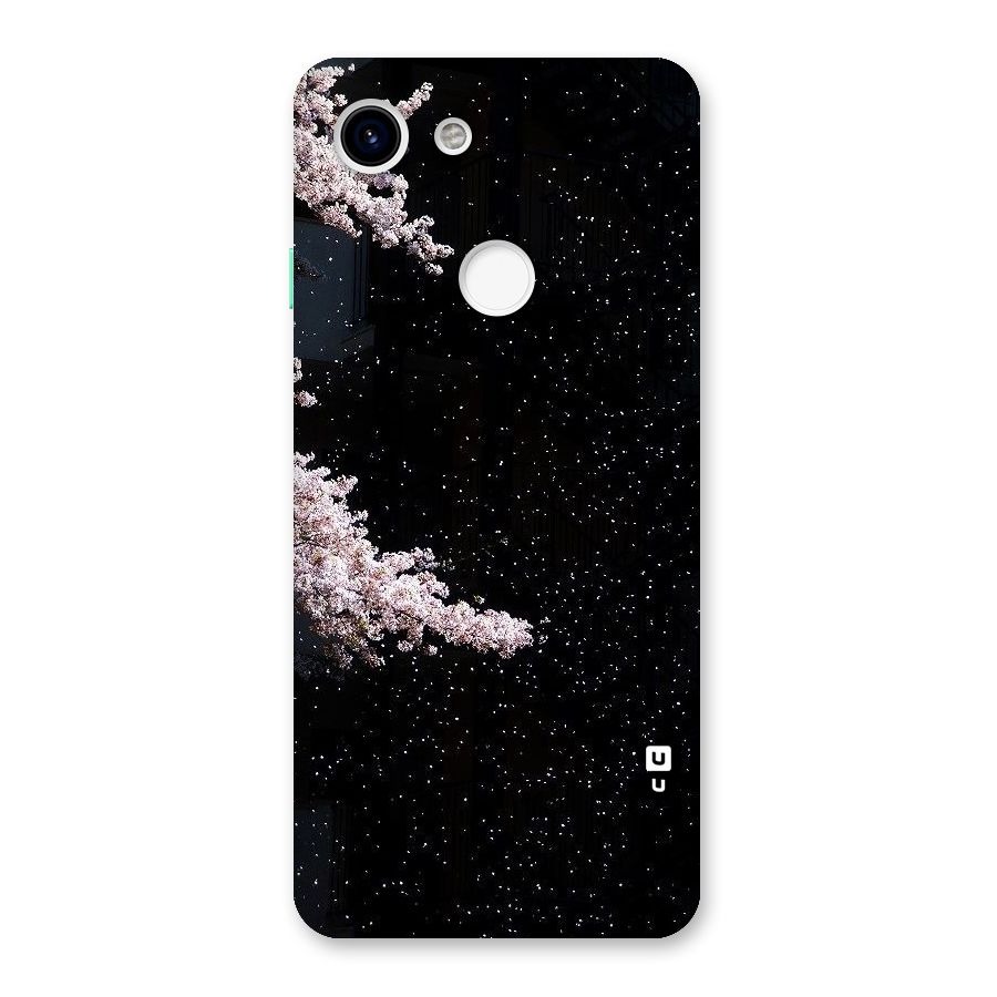Beautiful Night Sky Flowers Back Case for Google Pixel 3