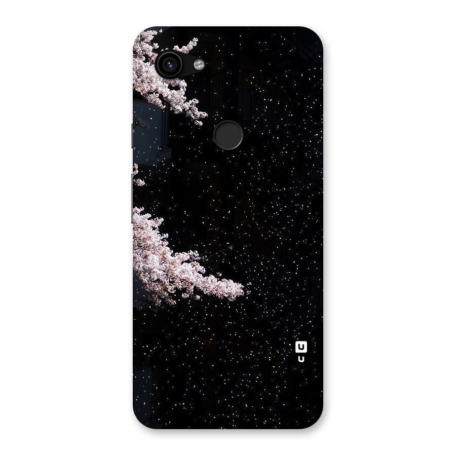 Beautiful Night Sky Flowers Back Case for Google Pixel 3a XL