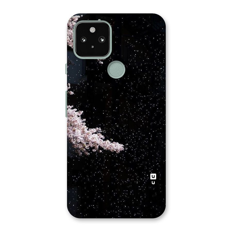 Beautiful Night Sky Flowers Back Case for Google Pixel 5
