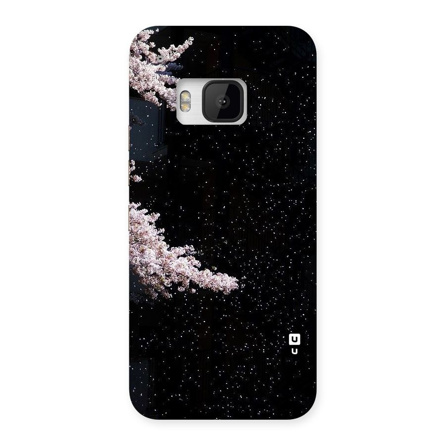 Beautiful Night Sky Flowers Back Case for HTC One M9