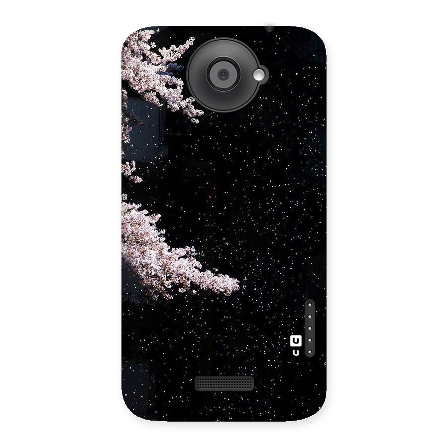 Beautiful Night Sky Flowers Back Case for HTC One X