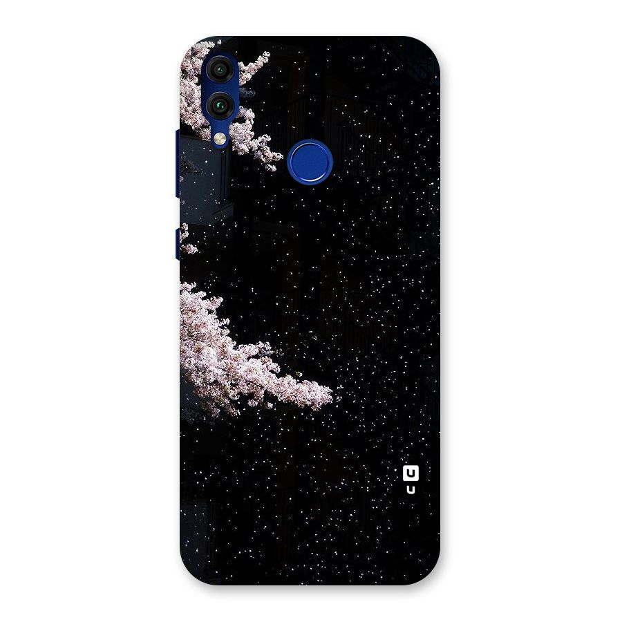 Beautiful Night Sky Flowers Back Case for Honor 8C