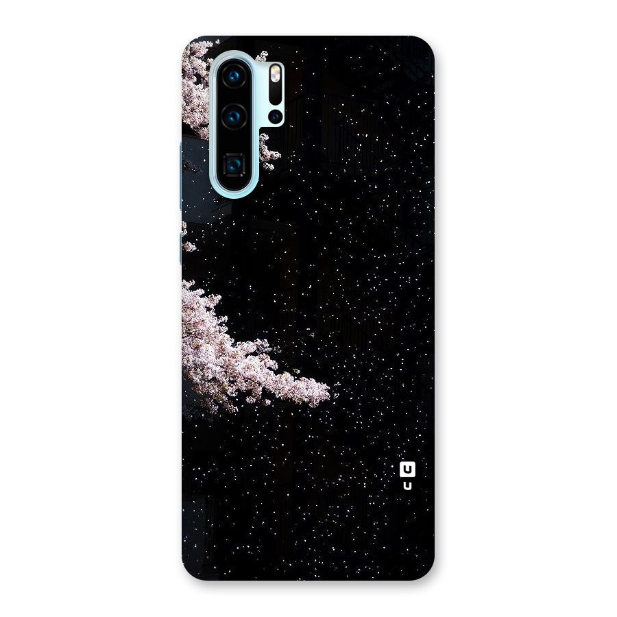Beautiful Night Sky Flowers Back Case for Huawei P30 Pro
