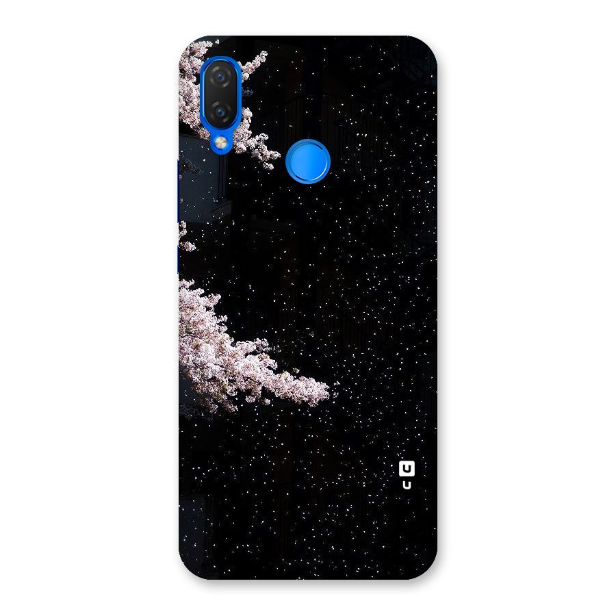 Beautiful Night Sky Flowers Back Case for Huawei P Smart+