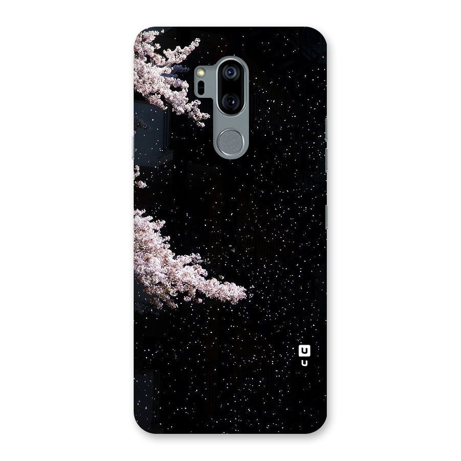 Beautiful Night Sky Flowers Back Case for LG G7