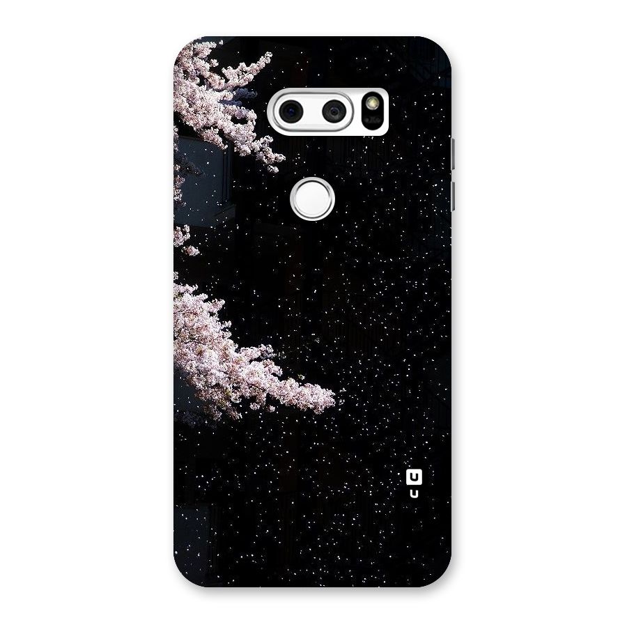 Beautiful Night Sky Flowers Back Case for LG V30