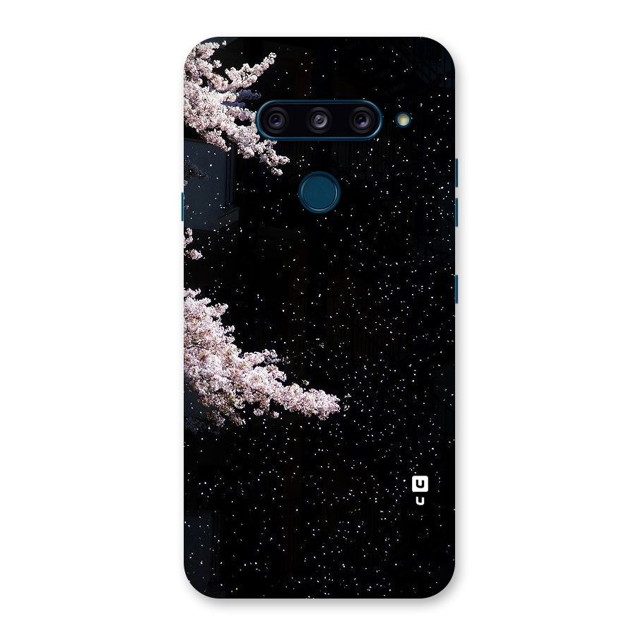 Beautiful Night Sky Flowers Back Case for LG  V40 ThinQ