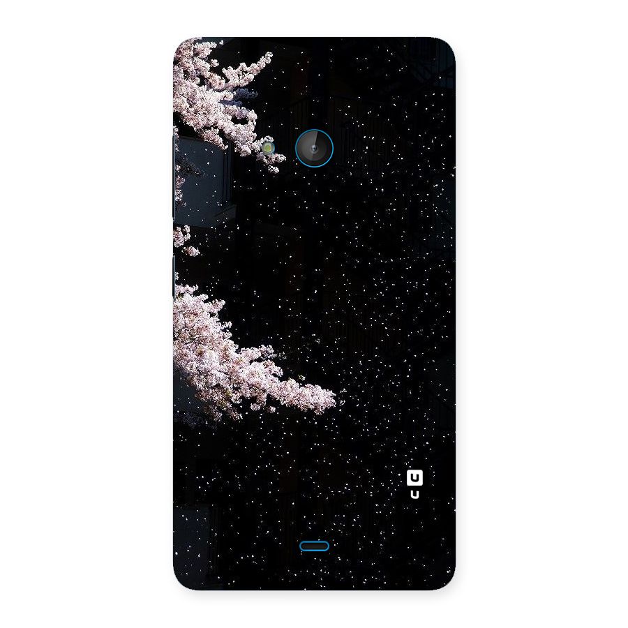 Beautiful Night Sky Flowers Back Case for Lumia 540