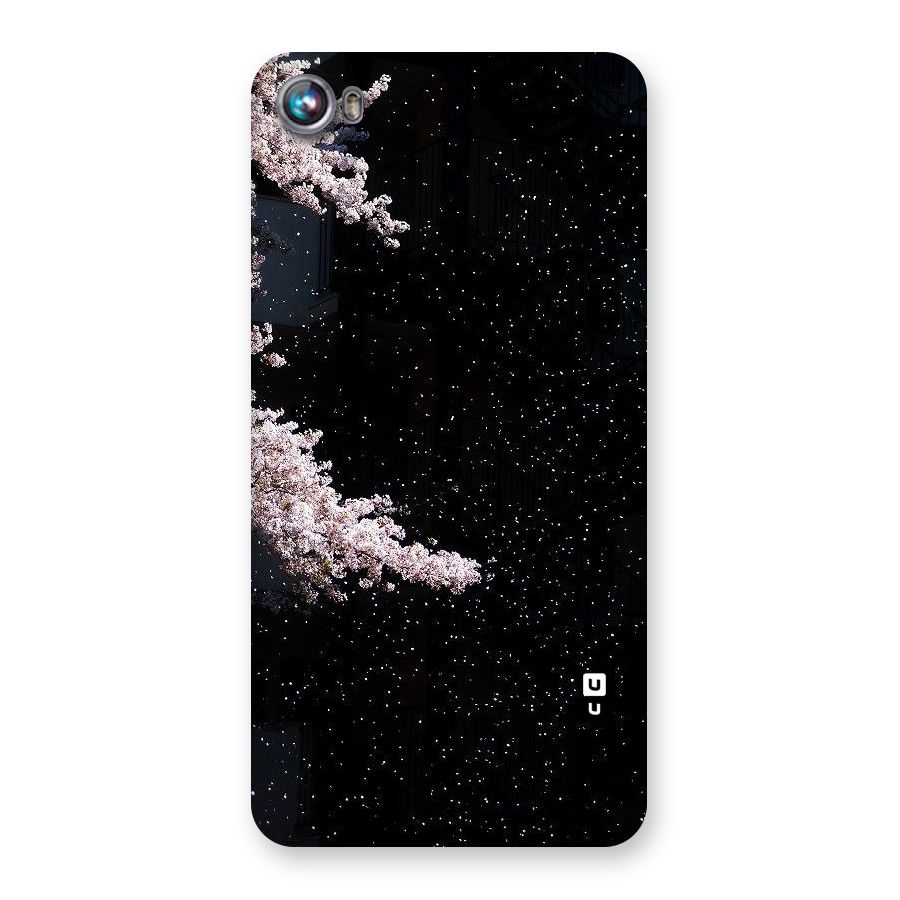 Beautiful Night Sky Flowers Back Case for Micromax Canvas Fire 4 A107