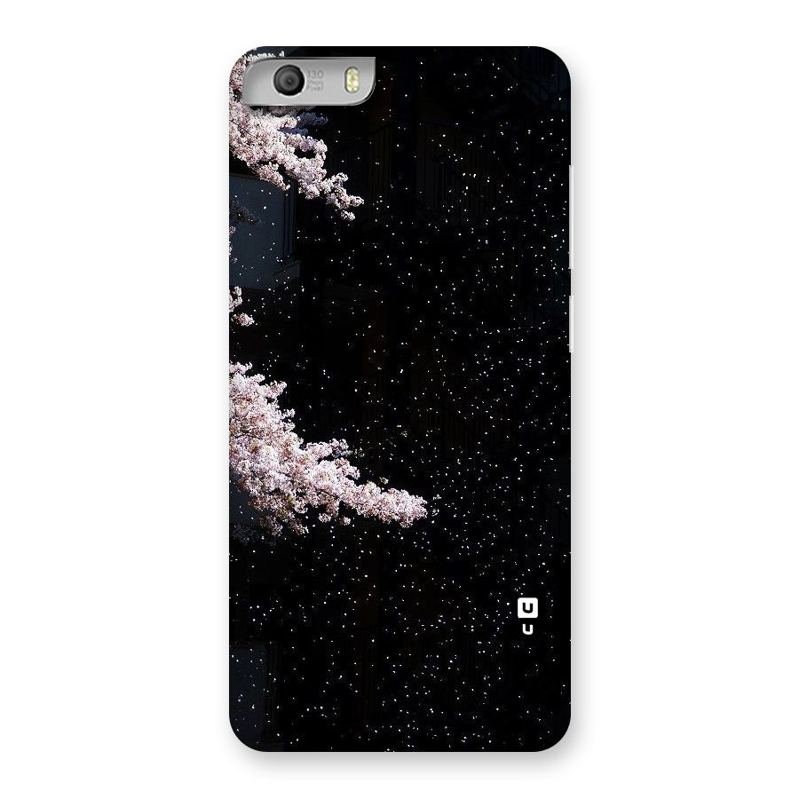 Beautiful Night Sky Flowers Back Case for Micromax Canvas Knight 2
