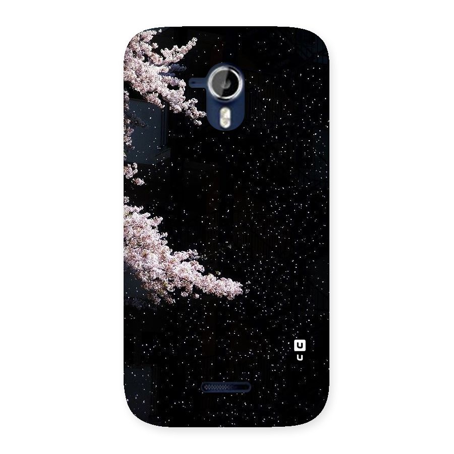 Beautiful Night Sky Flowers Back Case for Micromax Canvas Magnus A117