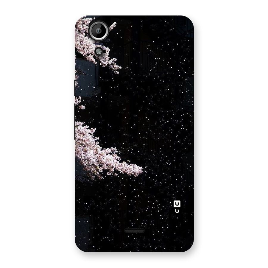 Beautiful Night Sky Flowers Back Case for Micromax Canvas Selfie Lens Q345