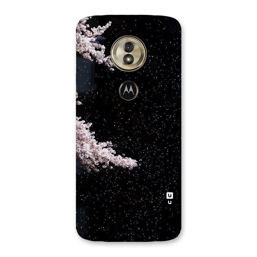 Beautiful Night Sky Flowers Back Case for Moto G6 Play