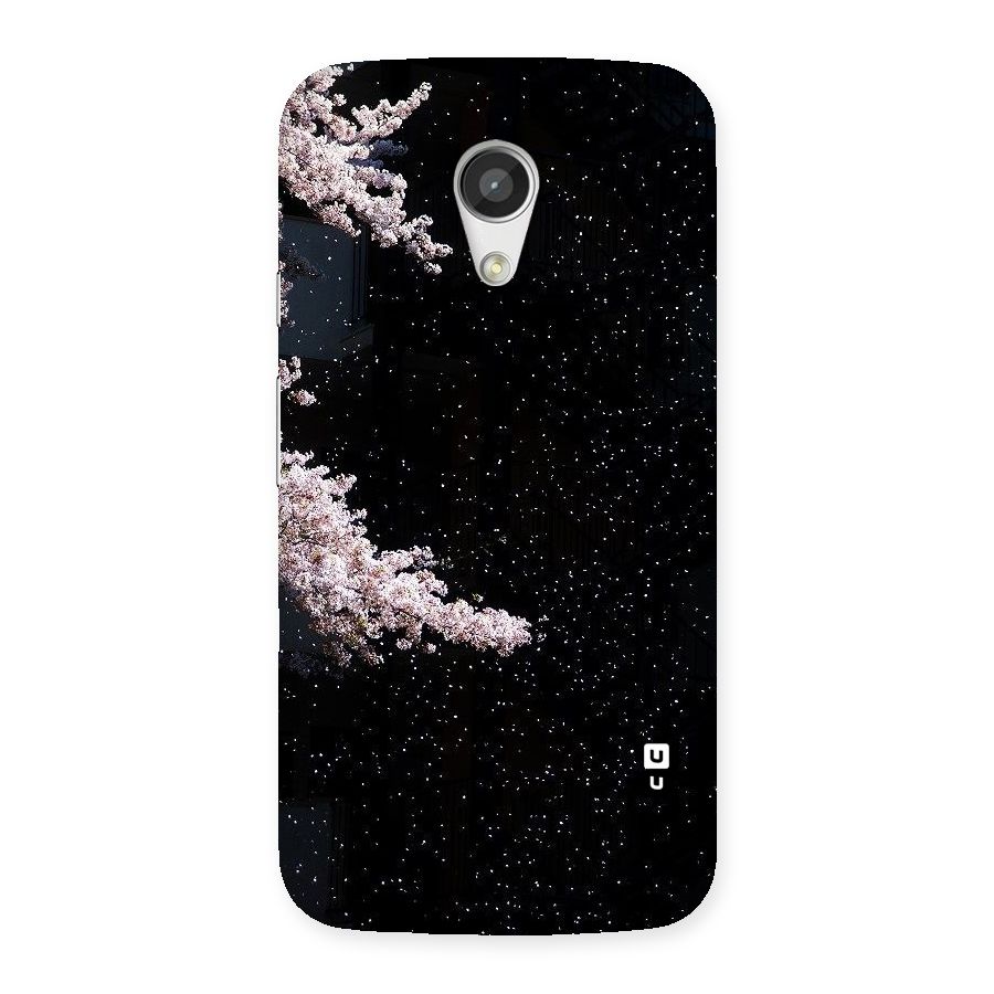Beautiful Night Sky Flowers Back Case for Moto G 2nd Gen